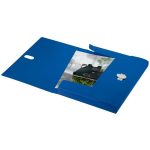 Iratvédő mappa, 38 mm, PP, A4, LEITZ "Recycle", kék