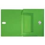 Iratvédő mappa, 38 mm, PP, A4, LEITZ "Recycle", zöld