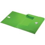Iratvédő mappa, 38 mm, PP, A4, LEITZ "Recycle", zöld