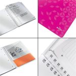 Spirálfüzet, A4, vonalas, 80 lap, LEITZ "Wow", rózsaszín