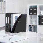 Spirálfüzet, A4, vonalas, 80 lap, LEITZ "Wow", fekete