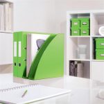 Spirálfüzet, A5, vonalas, 80 lap, LEITZ "Wow", zöld