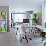 Spirálfüzet, A5, kockás, 80 lap, LEITZ "Wow", kék