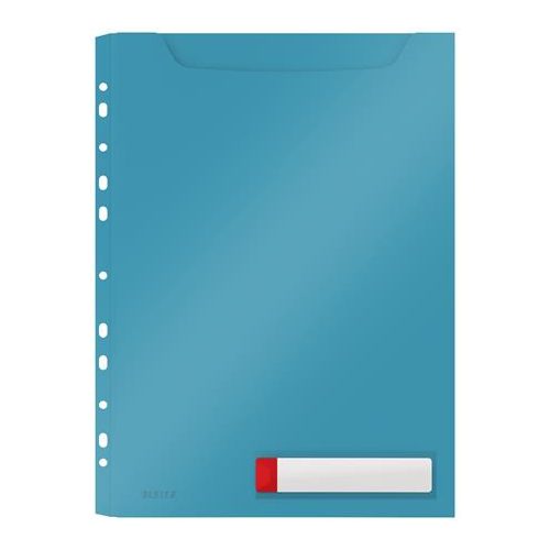 Genotherm, lefűzhető, A4 maxi, LEITZ "Cosy Privacy", nyugodtkék