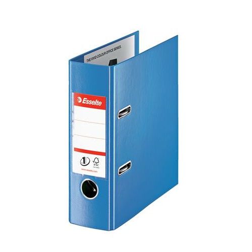 Iratrendező, 75 mm, A5, PP, ESSELTE "Standard", Vivida kék