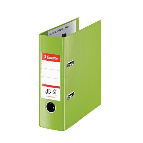 Iratrendező, 75 mm, A5, PP, ESSELTE "Standard", Vivida zöld