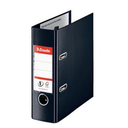   Iratrendező, 75 mm, A5, PP, ESSELTE "Standard", Vivida fekete