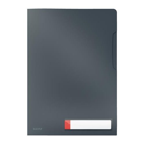 Genotherm, "L", A4, PP, LEITZ "Cosy Privacy", bársonyszürke