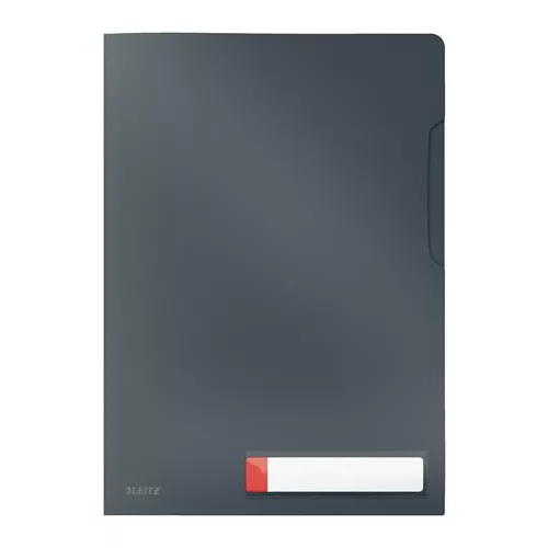 Genotherm, "L", A4, PP, LEITZ "Cosy Privacy", bársonyszürke