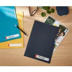 Genotherm, "L", A4, PP, LEITZ "Cosy Privacy", bársonyszürke