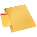 Irattartó tasak, 2 zsebes, A4, PP, pantentos, LEITZ "Cosy", melegsárga