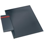 Irattartó tasak, 2 zsebes, A4, PP, pantentos, LEITZ "Cosy", bársonyszürke