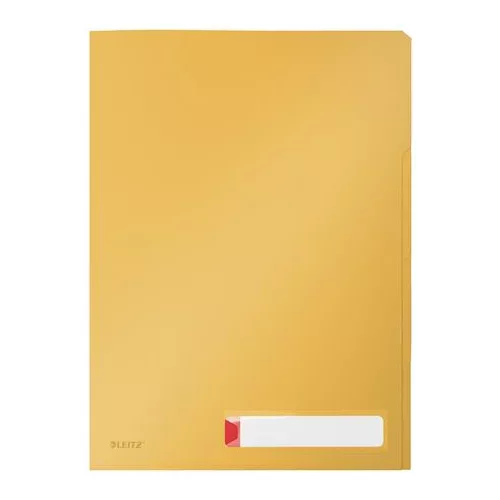 Rendszerező genotherm, A4, PP, LEITZ "Cosy Privacy", melegsárga