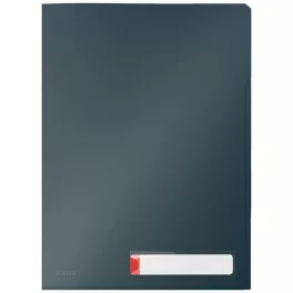   Rendszerező genotherm, A4, PP, LEITZ "Cosy Privacy", bársonyszürke