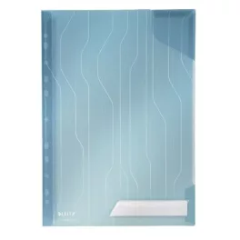   Genotherm, "L", lefűzhető, A4, 200 mikron, LEITZ "CombiFile", kék