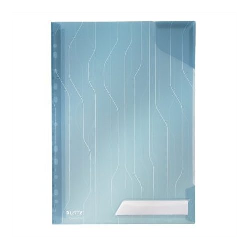 Genotherm, "L", lefűzhető, A4, 200 mikron, LEITZ "CombiFile", kék