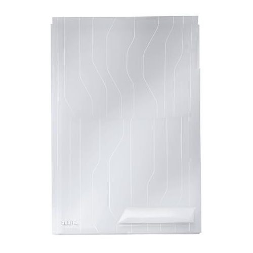 Genotherm, lefűzhető, A4, 200 mikron, füllel, LEITZ "CombiFile Jumbo", áttetsző