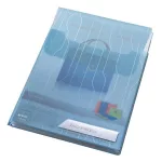 Genotherm, lefűzhető, A4, 200 mikron, füllel, LEITZ "CombiFile Jumbo", kék