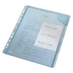 Rendszerező genotherm, lefűzhető, A4, 200 mikron, narancsos felület, LEITZ "CombiFile", kék