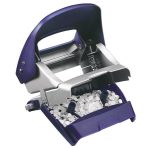 Lyukasztó, kétlyukú, 30 lap, fém, LEITZ "Nexxt Style, titánkék