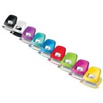 Lyukasztó, kétlyukú, 30 lap, LEITZ "Nexxt Wow", piros