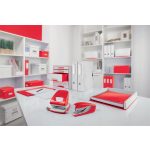 Lyukasztó, kétlyukú, 30 lap, LEITZ "Nexxt Wow", piros