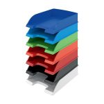 Irattálca, műanyag, LEITZ "Plus", fehér