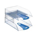 Irattálca magasító, LEITZ "Plus", füstszínű