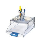 Irattálca magasító, LEITZ "Plus", füstszínű