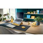 Könyökalátét, 80x40 cm, csúszásmentes, LEITZ "Cosy", bársonyszürke