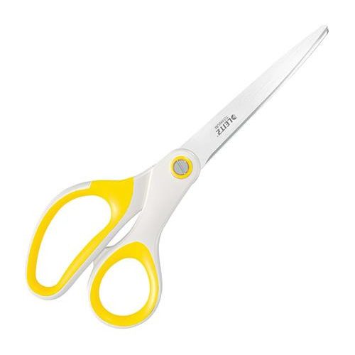 Olló, irodai, 20,5 cm, LEITZ "Wow Titán", sárga