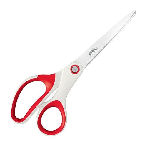 Olló, irodai, 20,5 cm, LEITZ "Wow Titán", piros
