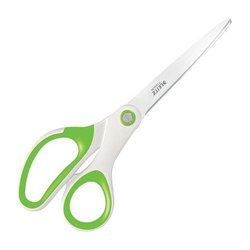 Olló, irodai, 20,5 cm, LEITZ "Wow Titán", zöld