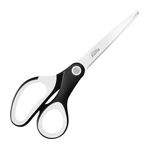 Olló, irodai, 20,5 cm, LEITZ "Wow Titán", fekete