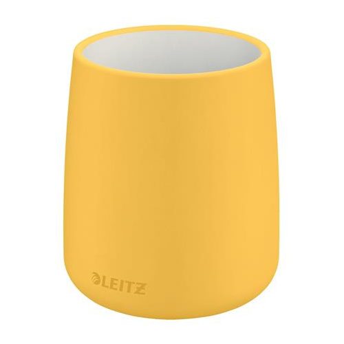 Írószertartó, kerámia, LEITZ "Cosy", melegsárga