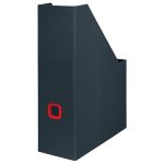 Iratpapucs, PP/karton, 95mm, LEITZ "Cosy Click&Store", bársonyszürke