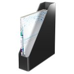 Iratpapucs, műanyag, 73 mm, kettős színhatású, LEITZ "Duo", fekete