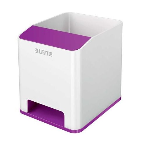 Írószertartó, kettős színhatású, LEITZ "Wow", lila