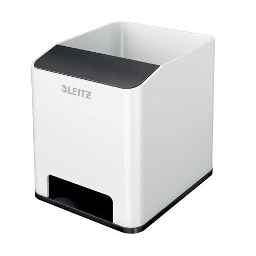 Írószertartó, kettős színhatású, LEITZ "Wow", fekete
