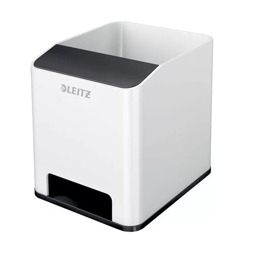 Írószertartó, kettős színhatású, LEITZ "Wow", fekete