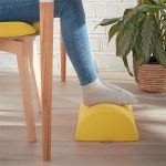 Lábtámasz, LEITZ "Ergo Cosy", melegsárga