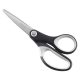 Olló, irodai, 15 cm, LEITZ "Titán", fekete