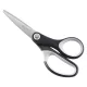 Olló, irodai, 15 cm, LEITZ "Titán", fekete