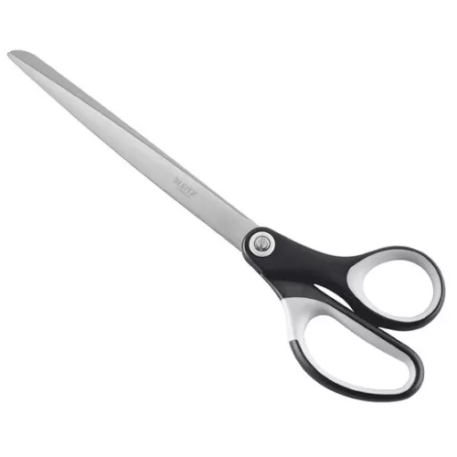 Olló, irodai, 26 cm, LEITZ "Titán", fekete