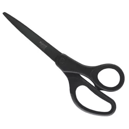   Olló, irodai, tapadásmentes, 20,5 cm, LEITZ "Titán", fekete