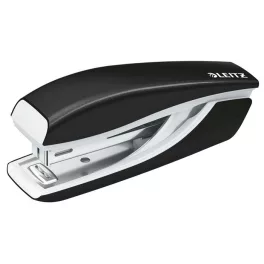   Tűzőgép, mini, No. 10, 10 lap, fém, LEITZ"Nexxt Wow", fekete