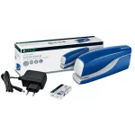 Tűzőgép, elektromos, No. 10, 10 lap, LEITZ "Nexxt 5532", kék