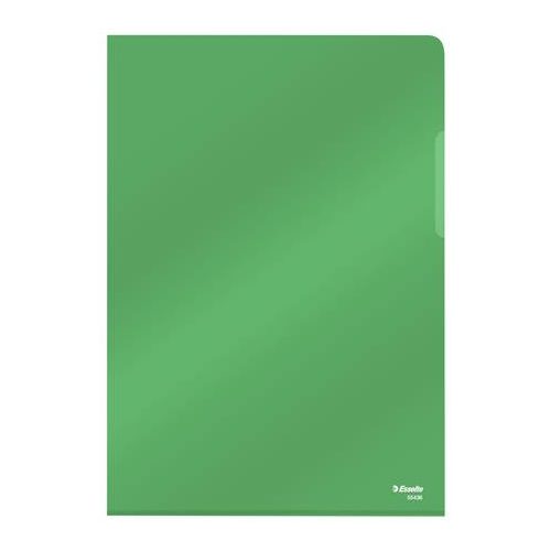 Genotherm, "L", A4, 150 mikron, víztiszta felület, ESSELTE "Luxus", zöld