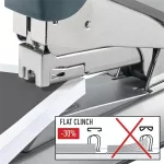 Tűzőgép, nagyteljesítményű, 25/10, 60 lap, LEITZ "5552", ezüst