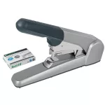 Tűzőgép, nagyteljesítményű, 25/10, 60 lap, LEITZ "5552", ezüst